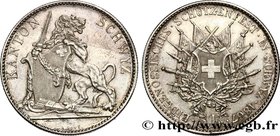 SWITZERLAND - CONFEDERATION OF HELVETIA - CANTON OF SCHWYZ
Type : 5 Franken 
Date : 1867 
Quantity minted : 8000 
Metal : silver 
Millesimal fine...