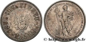 SWITZERLAND
Type : 5 Francs, monnaie de Tir, Bâle 
Date : 1879 
Quantity minted : 30000 
Metal : silver 
Millesimal fineness : 900 ‰
Diameter : ...