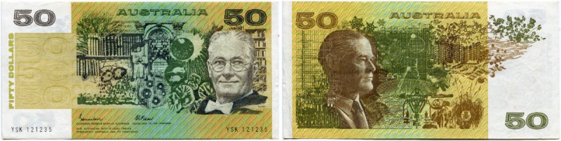 Australien 
 Australia Reserve Bank 
 Lot o. J. / ND (1979-1985). 50 Dollars (...