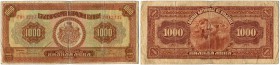 Bulgarien 
 Königreich 
 Nationalbank. 
 1000 Leva 1922. Pick 40. IV / fine.