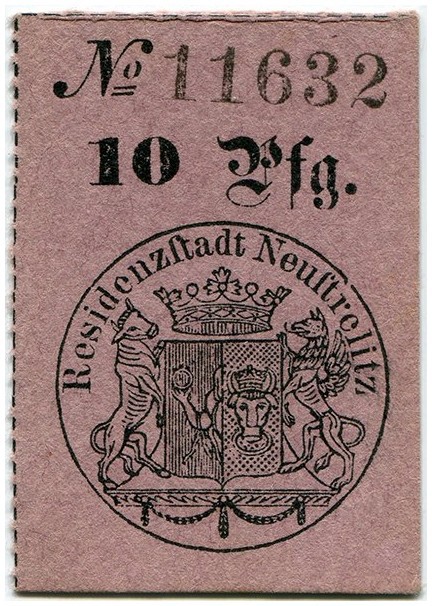 Deutschland vor 1918 
 Geldscheine der altdeutschen Staaten 
 Neustrelitz (Mec...