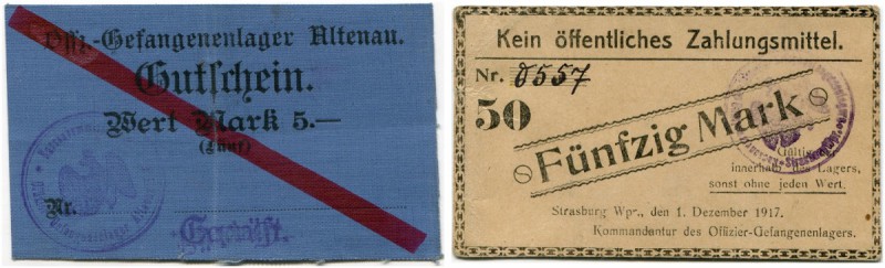 Deutschland vor 1918 
 Kriegsgefangenengeld 1. Weltkrieg 
 Lot o. J. (1917). O...