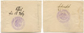 Deutschland vor 1918 
 Geldscheine aus der Zeit des 1. Weltkriegs 
 Notgeld. 
 Lot o. J. / ND (1914). Ammerschweier (Oberelsass). 25 Pfennig o. J. ...
