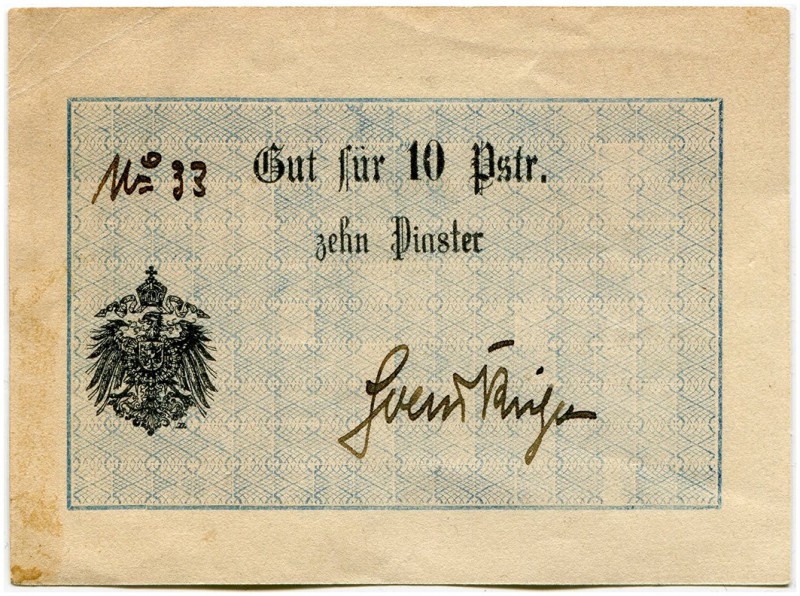 Deutschland vor 1918 
 Besatzungsgeld des Ersten Weltkrieg 
 Georgische Legion...