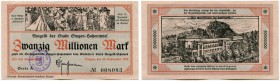 Deutschland Notgeld 
 Notgeld der Deutschen Inflation 
 Singen-Hohentwil (Baden). 
 20 Millionen Mark 1923, 20 September. Komplete Serie von 20 ver...