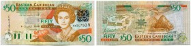 Eastern Caribbean States / Karibische Staaten 
 St. Vincent & Grenadinen 
 50 Dollars o. J. / ND (2003). Pick 45v. I / uncirculated.