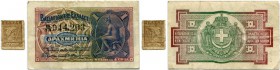 Griechenland 
 Ausgaben des Finanzministeriums 
 Lot 1917 und später. 10 Lepta o. J. / ND (1922); Briefmarkengeld/postage stamp currency issue. 50 L...