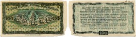 Griechenland 
 Partisanengeld des 2. Weltkriegs 
 Lot 1944, 5. Juni. 25 Oka & 100 Oka. Pick S162b, S163b. 100 Oka: Papierrand original / paper edge ...