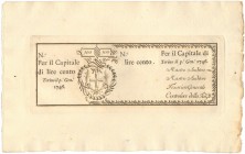 Italien 
 Königreich 
 Regno di Sardegna - Regie Finanze. 
 Lot 1746 und später. Blanketten der Regie Finanze Torino: 100 Lire 1746. 200 Lire 1746....