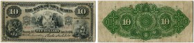 Kanada 
 Britische Administration (ab 1763) 
 Bank of Nova Scotia. 
 10 Dollars 1919, 2. Januar. Signaturen: Richardson & Archibald. Pick S623d. Ge...