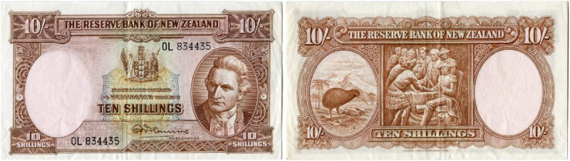 Neuseeland 
 Britische Administration 
 Reserve Bank of New Zealand. 
 10 Shi...