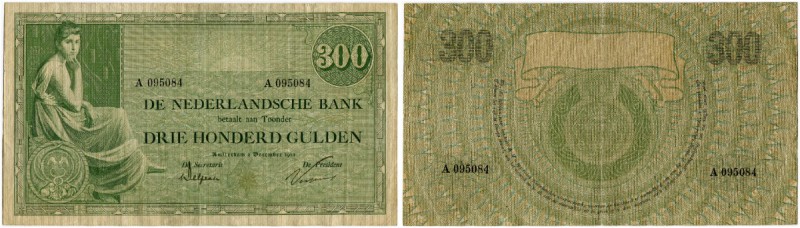 Niederlande 
 Königreich 
 Niederländische Bank. 
 300 Gulden 1922, 2. Dezemb...