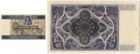Niederlande 
 Königreich 
 Niederländische Bank. 
 500 Gulden 1930, 2. Dezember. Mevius 143-1, Pick 52. Selten in dieser Erhaltung / rare in this c...