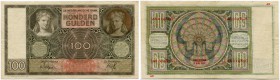 Niederlande 
 Königreich 
 Niederländische Bank. 
 Lot 1931 und später. 100 Gulden vom 9. März 1931 (Sign. Delprat - Vissering) & 100 Gulden vom 2....