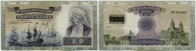 Niederlande 
 Königreich 
 Niederländische Bank. 
 20 Gulden 1941, 19. März. Typ 1939, schwarz überstempelt/black seal AMSTERDAM zzzz 19. MAART 194...