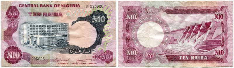 Nigeria 
 Federal Republic of Nigeria 
 Central Bank of Nigeria. 
 10 Naira o...