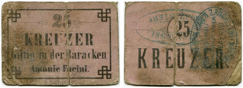 Österreich Kaiserreich 
 Notgeldausgaben ca. 1800-1887 
 Hieflau, Steiermark. ...