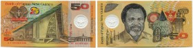 Papua Neu Guinea 
 Britische Administration 
 Bank of Papua New Guinea. 
 50 Kina 2000. Jubiläumsaufdruck/Jubilee logo 25 Jahre/years. Pick 25. Sel...