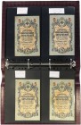 Russland 
 Provinzialausgaben / Ostsibirien 
 Bank für Ausland-Handel. 
 Varia 1898 bis 1922. Album mit 160 Banknoten (verschiedene Nominale und un...