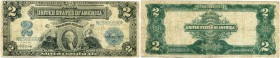 United States of America / USA 
 United States Large Size Notes 
 Silver Certificates. 
 2 Dollars 1899. Signatur: Elliott-Burke. Cuhaj 138; Pick 3...