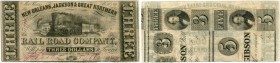 United States of America / USA 
 Obsolete Banknotes Lots 
 Alabama 
 . 25 Cents vom 1. Januar 1863. 2. Serie. Georgia . Mechanics Bank, Augusta. 10...