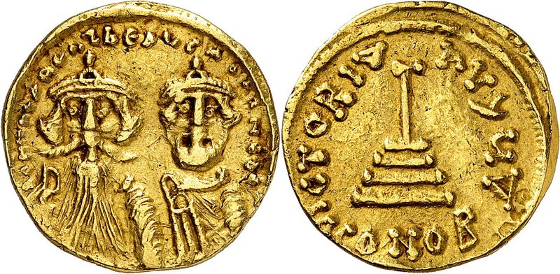 Umayyad Dynasty
Pseudo-Byzantine coinage, temp. Caliph Muawiyah b. Abi Sufyan, ...