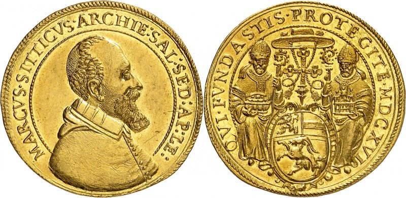 Salzbourg
Markus Sittikus von Hohenems, 1612-1619. 
4 ducats 1616, Salzbourg. ...