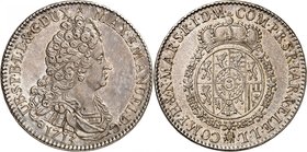 Namur 
Maximilien Emmanuel de Bavière, 1711-1714. 
Taler 1713, Namur. Buste drapé et cuirassé à droite. Date au-dessous / Armoiries ovales couronnée...