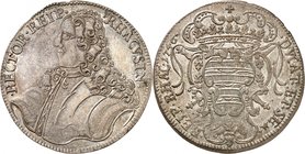 Ragusa
Taler 1746, Dubrovnik. Buste à gauche / Armoiries couronnées et ornementées. 28,50g. Dav. 1637. 
Très bel exemplaire à patine marron