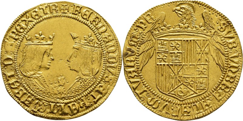 Royaume d'Espagne
Ferdinand V et Isabelle, dits les Rois Catholiques, 1469-1504...