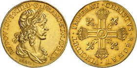 Royaume de France
Louis XIII, 1610-1643. 
10 Louis d'or au buste drapé 1640 A, Paris. Buste lauré et drapé à droite. Date au-dessous / Croix formée ...
