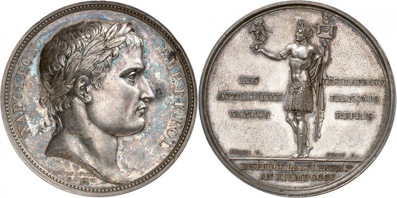 Epoque contemporaine
Premier Empire, 1804-1814. 
Médaille en argent commémoran...