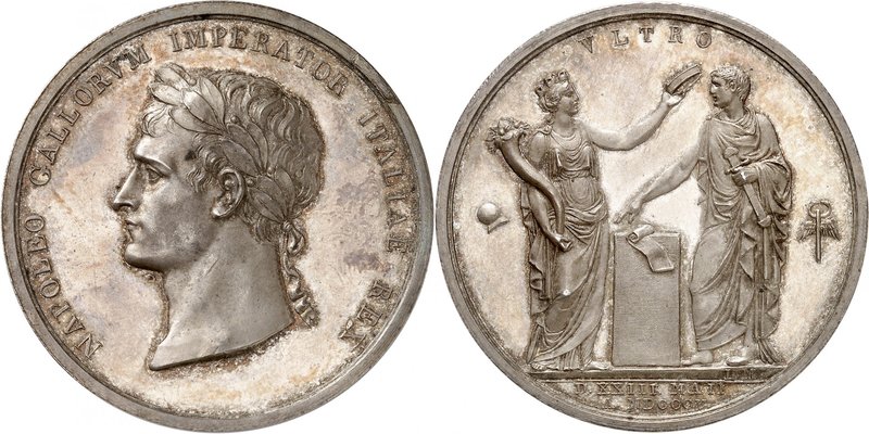 Epoque contemporaine
Premier Empire, 1804-1814. 
Médaille en argent commémoran...