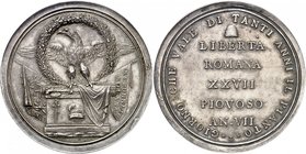 Rome - République
République Romaine, 1798-1799. 
Scudo An VII (1799), Rome. Autel surmonté d'un faisceau de licteur et d'un aigle dans une couronne...
