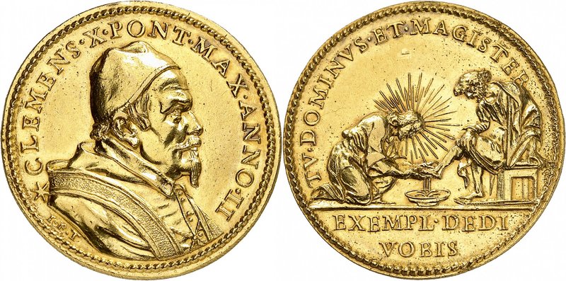 Rome et Etats pontificaux
Emilio Altieri, Clément X, 1670-1676. 
Médaille en o...