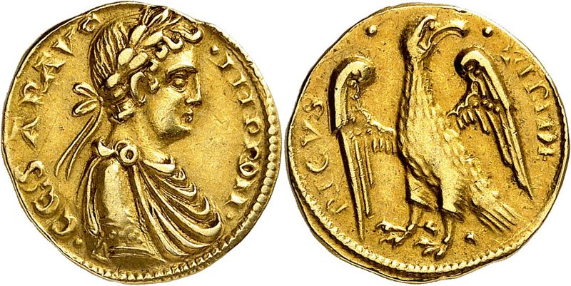 Sicile - Royaume
Frédéric II de Hohenstaufen, 1197-1250. 
Demi-Augustale non d...