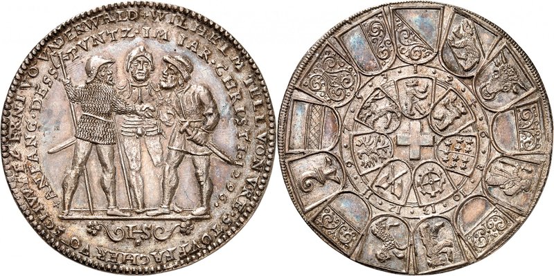 Zurich
Médaille en argent au poids d'un demi-taler non daté (XVII-XVIIIème sièc...