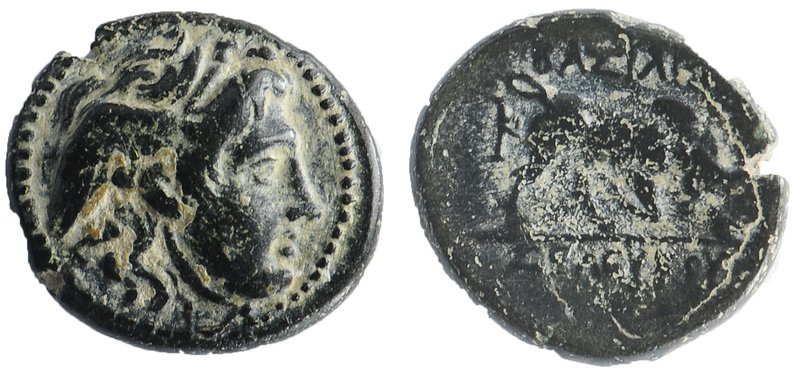 SELEUKID KINGS OF SYRIA. Seleukos I Nikator (312-281 BC). Ae. Sardes.
Winged he...