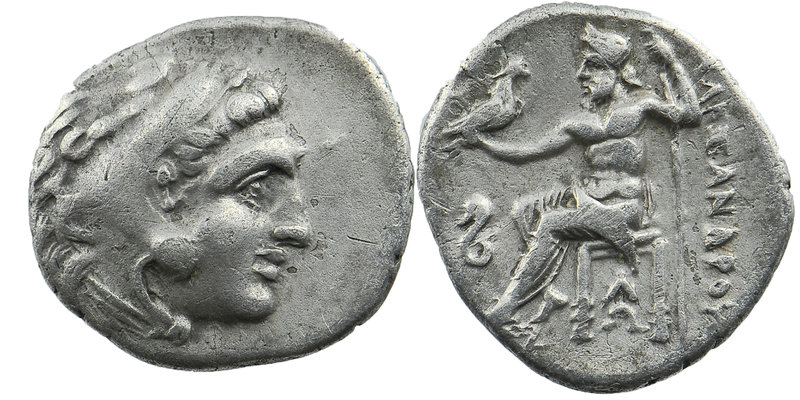 Macedonian Kingdom. Alexander III the Great. 336-323 B.C. AR drachm 

4,21 gr....