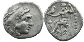 Macedonian Kingdom. Alexander III the Great. 336-323 B.C. AR drachm 

4,21 gr. 19 mm
