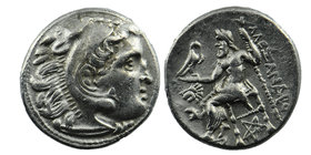 Kings of Thrace. Kolophon. Macedonian. Lysimachos 305-281 BC. 
In the name and types of Alexander III of Macedon. Struck circa 301/0-300/299 BC
Head...