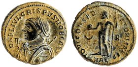 Crispus. Caesar, A.D. 317-326. AE
RIC 10. VF.
3,60 gr. 18 mm