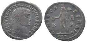 Galerius (305-311), AE follis, Alexandria mint
Laureate head right.
Genius standing left, holding patera in right hand, cornucopia in left; 
5,82 g...