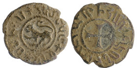 Cilician Armenia. Royal. Levon II, 1270-1289. 
Lion walking left. Rev. Cross pattée. 
AC 390. CCA 1567
4,78 gr. 24 mm