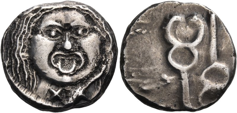 ETRURIA. Populonia. Circa 3rd century BC. 20 Asses (Silver, 15.3 mm, 8.62 g, 12 ...