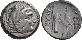 KINGS OF SKYTHIA. Sariakos, mid 2nd century BC. (Bronze, 24 mm, 9.28 g). Head of Herakles right, wearing lion's skin headdress. Rev. ΒΑΣΙΛΕΩΣ - ΣΑΡΙΑΚ...