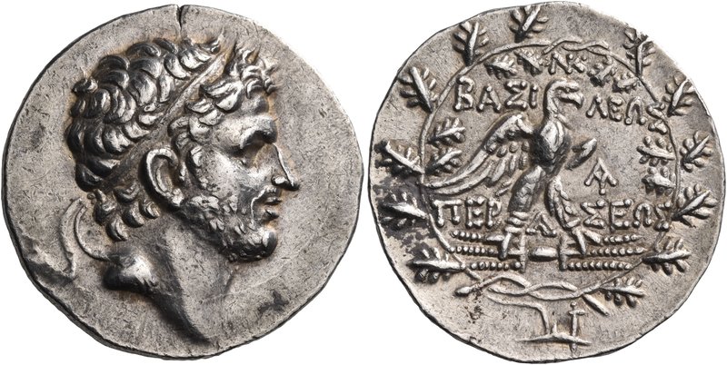 KINGS OF MACEDON. Perseus, 179-168 BC. Tetradrachm (Silver, 31.5 mm, 15.36 g, 10...