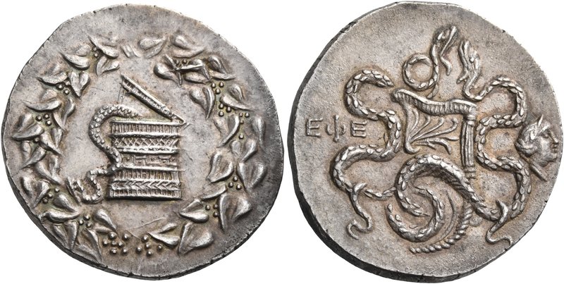 IONIA. Ephesos. Circa 180-67 BC. Cistophoric Tetradrachm (Silver, 28.5 mm, 12.71...