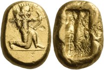 PERSIA, Achaemenid Empire. Time of Darios I to Xerxes I, Circa 505-480 BC. Daric (Gold, 16x12.5 mm, 8.29 g), Lydo-Milesian standard, Sardes. The Persi...