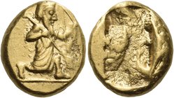 PERSIA, Achaemenid Empire. Time of Xerxes II to Artaxerxes II, Circa 420-375 BC. Daric (Gold, 16.5 mm, 8.36 g, 12 h), Lydo-Milesian standard, Sardes. ...
